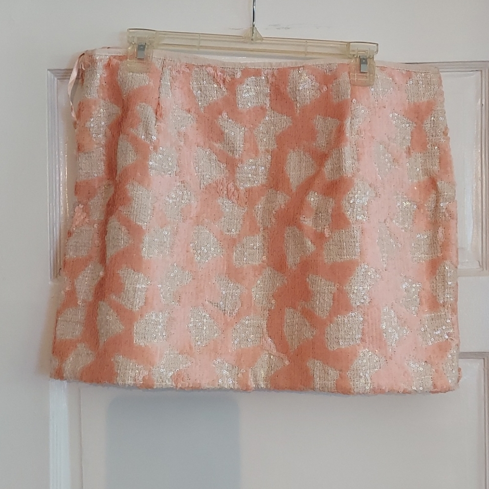 Sequin mini skirt